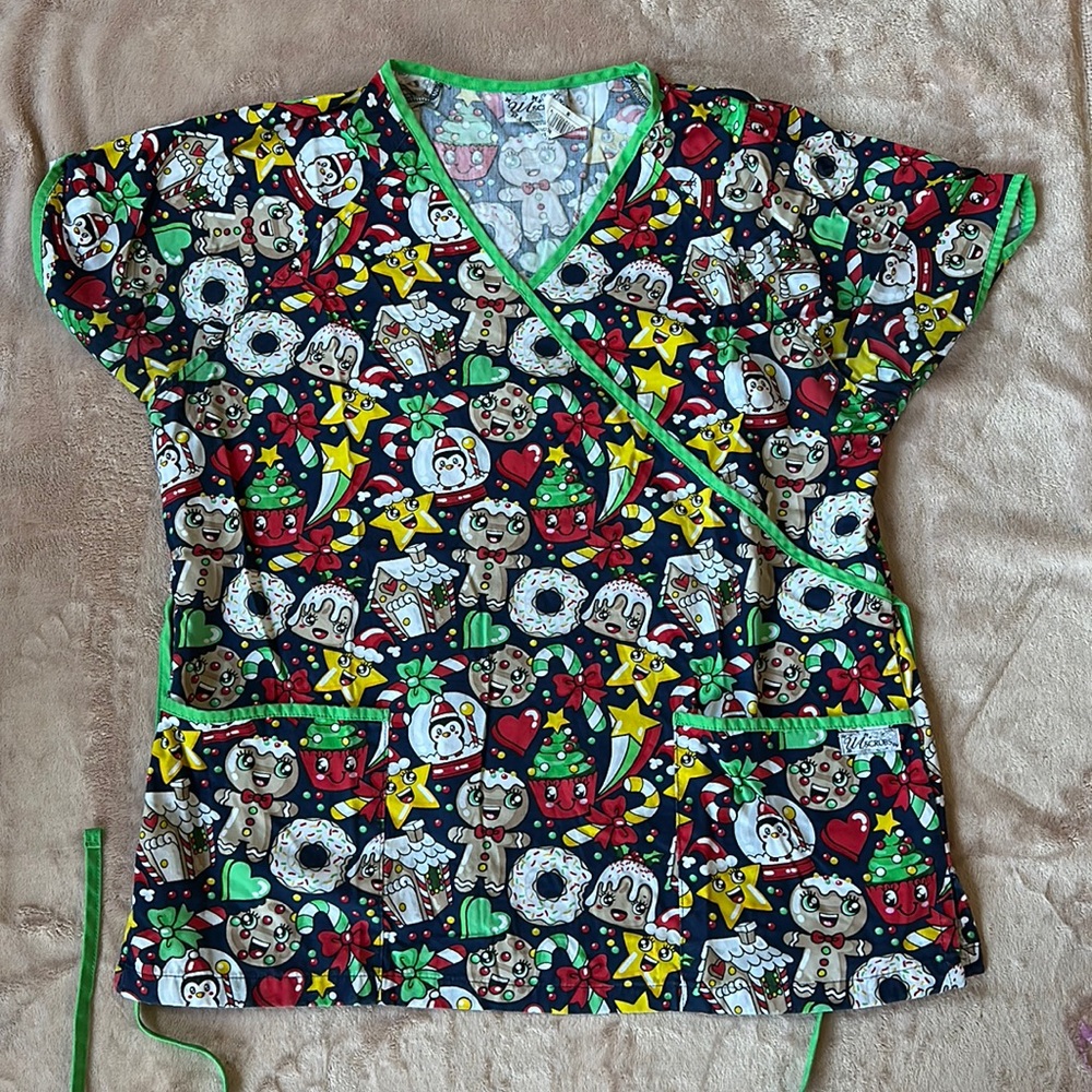 Christmas scrubs
